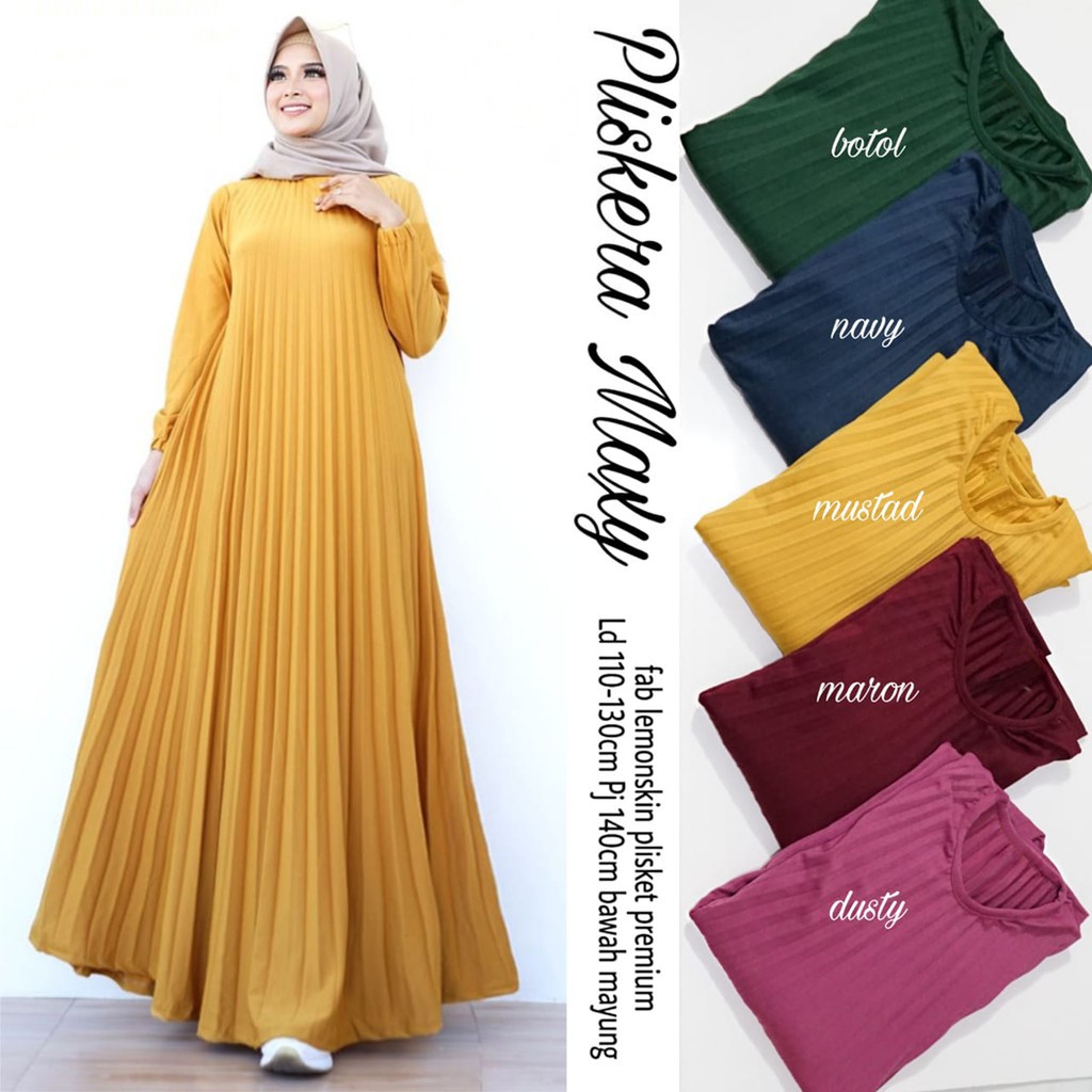 Bess - Gamis Plisket THALITA / Gamis Maxi Plisket THALITA