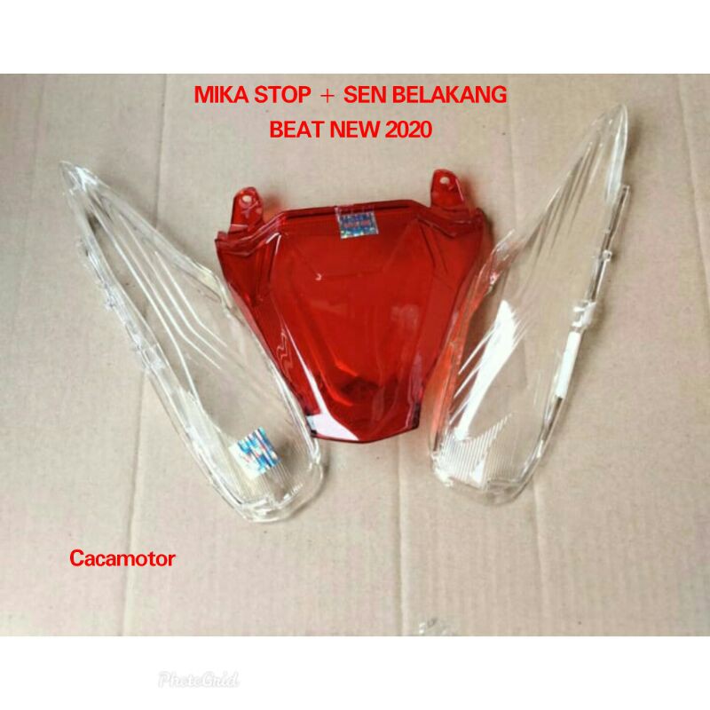 MIKA STOP + SEN BELAKANG BEAT NEW 2020 LED / BEAT DELUXE ( MERK. WIN )