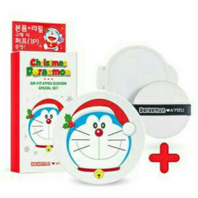 Apieu Air Fit A'pieu Cushion Doraemon Christmas Special Set