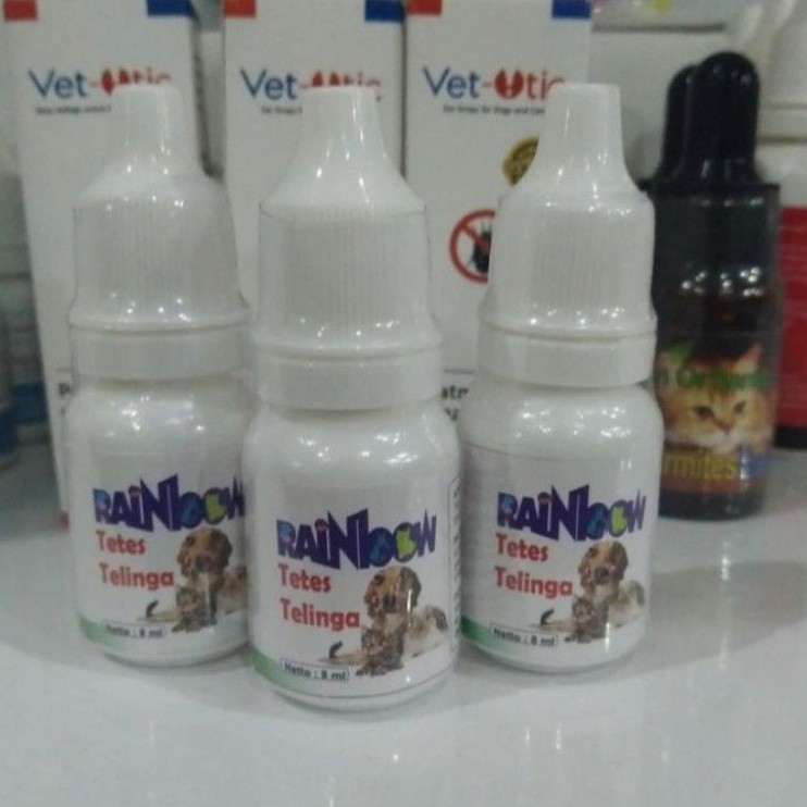 obat tetes telinga kucing anjing kelinci - rainbow obat radang telinga