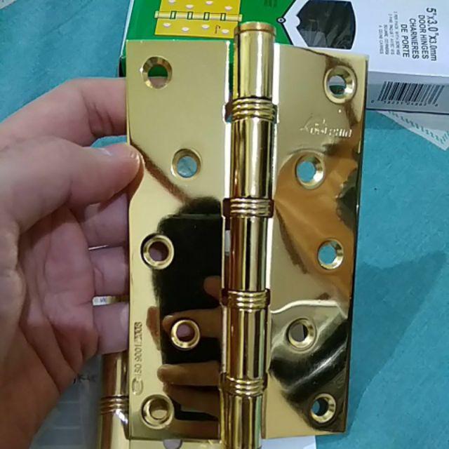 Engsel Pintu Jendela 5  Inch Putih Kuning Emas Chrome Stainless