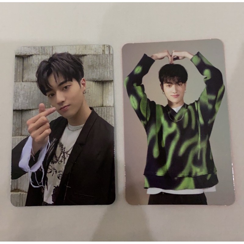 PHOTO CARD TREASURE CHAPTER 2 VER BLACK HARUTO ASAHI JEONGWOO JUNKYU JUNGHWAN