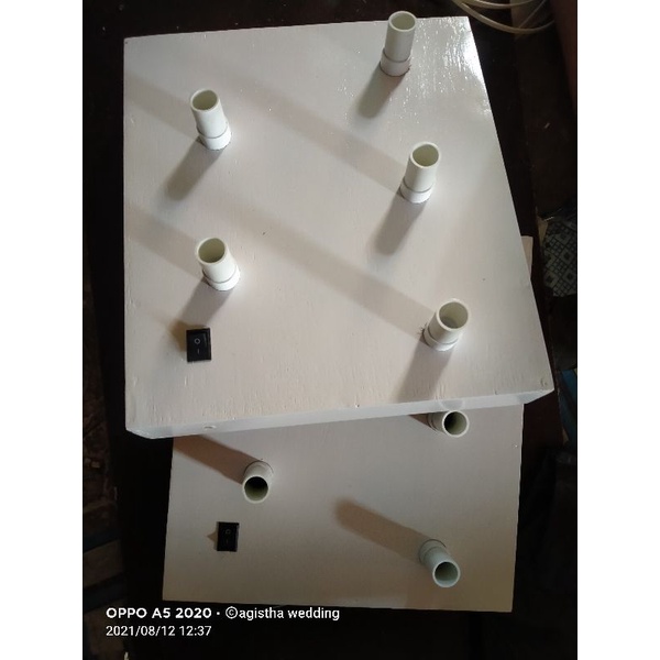 Tatakan Standing Lampu Dekorasi ukuran Pipa ½"