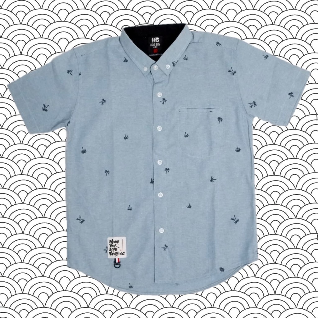 

Dancus - Kemeja Anak Casual Motif Printing Tangan Pendek Size 4 - 14 (RK058.2)C