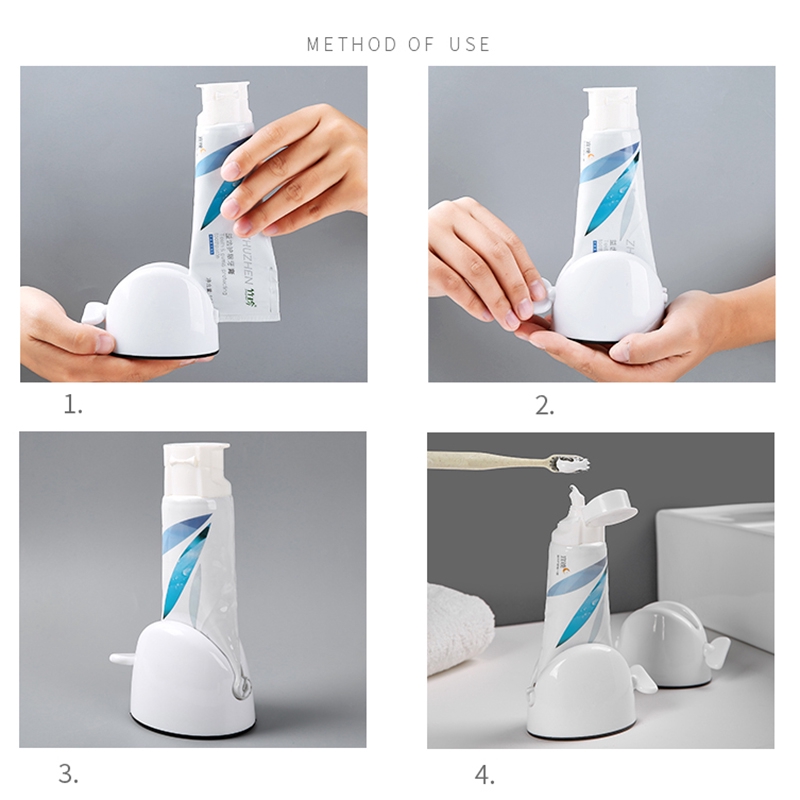 Lazy Toothpaste Tube Squeezer Creative Simple Toothpaste Clip Pembersih Wajah Tekan Dispenser Anak Manual Tooth Paste Squeezer Aksesoris Kamar Mandi