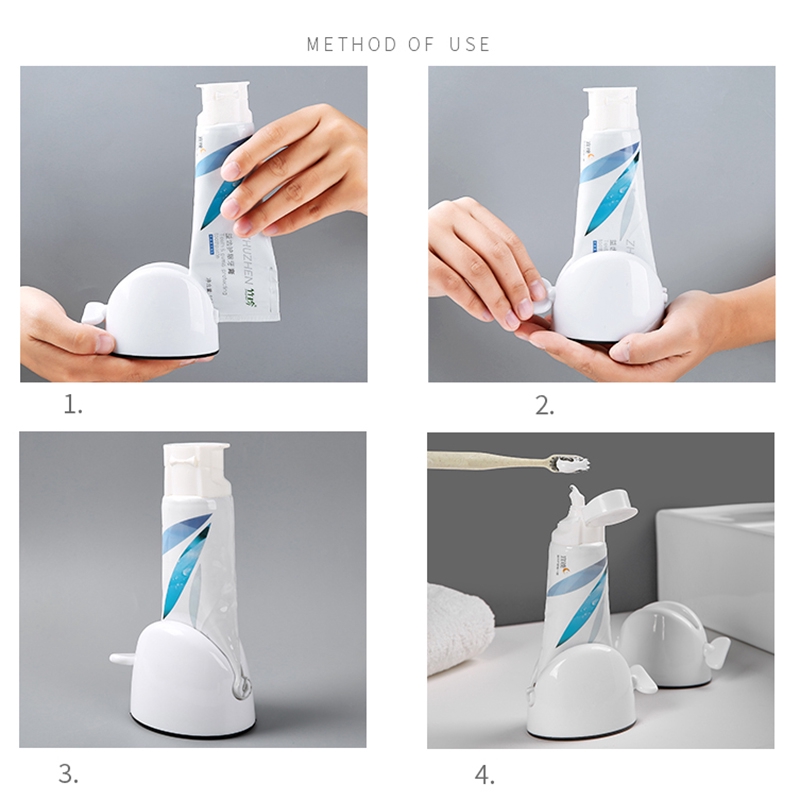 Lazy Toothpaste Tube Squeezer Creative Simple Toothpaste Clip Pembersih Wajah Tekan Dispenser Anak Manual Tooth Paste Squeezer Aksesoris Kamar Mandi