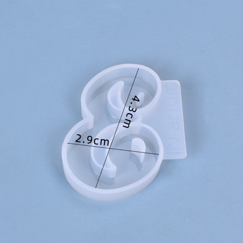 26pcs / Set Cetakan Resin Epoksi Bentuk Huruf Alfabet A-Z Bahan Silikon Untuk Gantungan Kunci