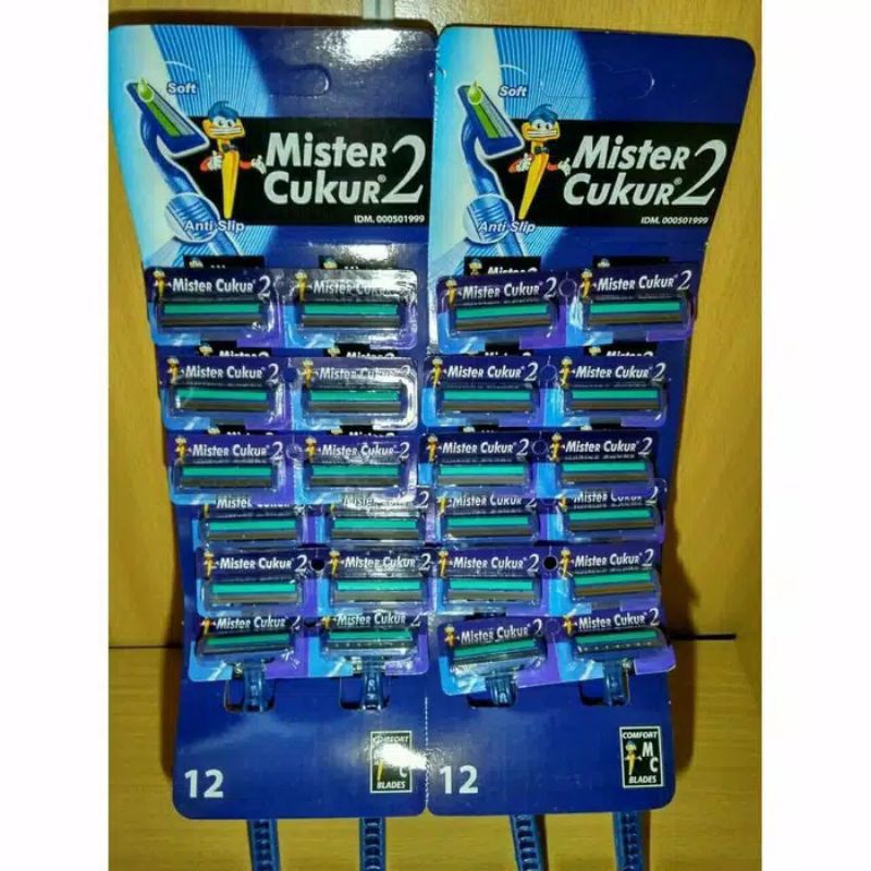 Alat cukur kumis/alat pencukur kumis/alat pencukur ketiak/kurudan isi 24 pcs