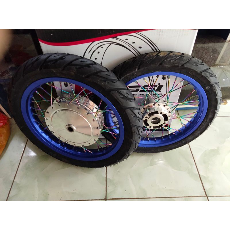 velg jari jari Mio, Mio j, Fino dan Xeon ring 14 x160/140 plus ban siap pasang