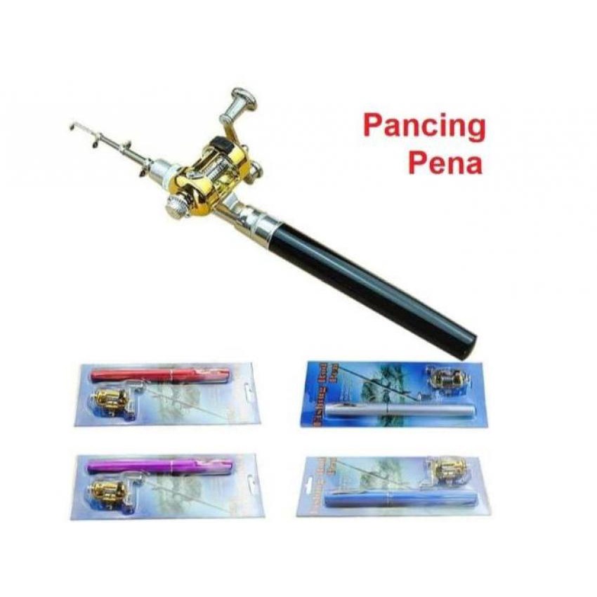 Pancingan Pulpen Mini Fishing Rod Pen Joran Pancing Pulpen Pancingan