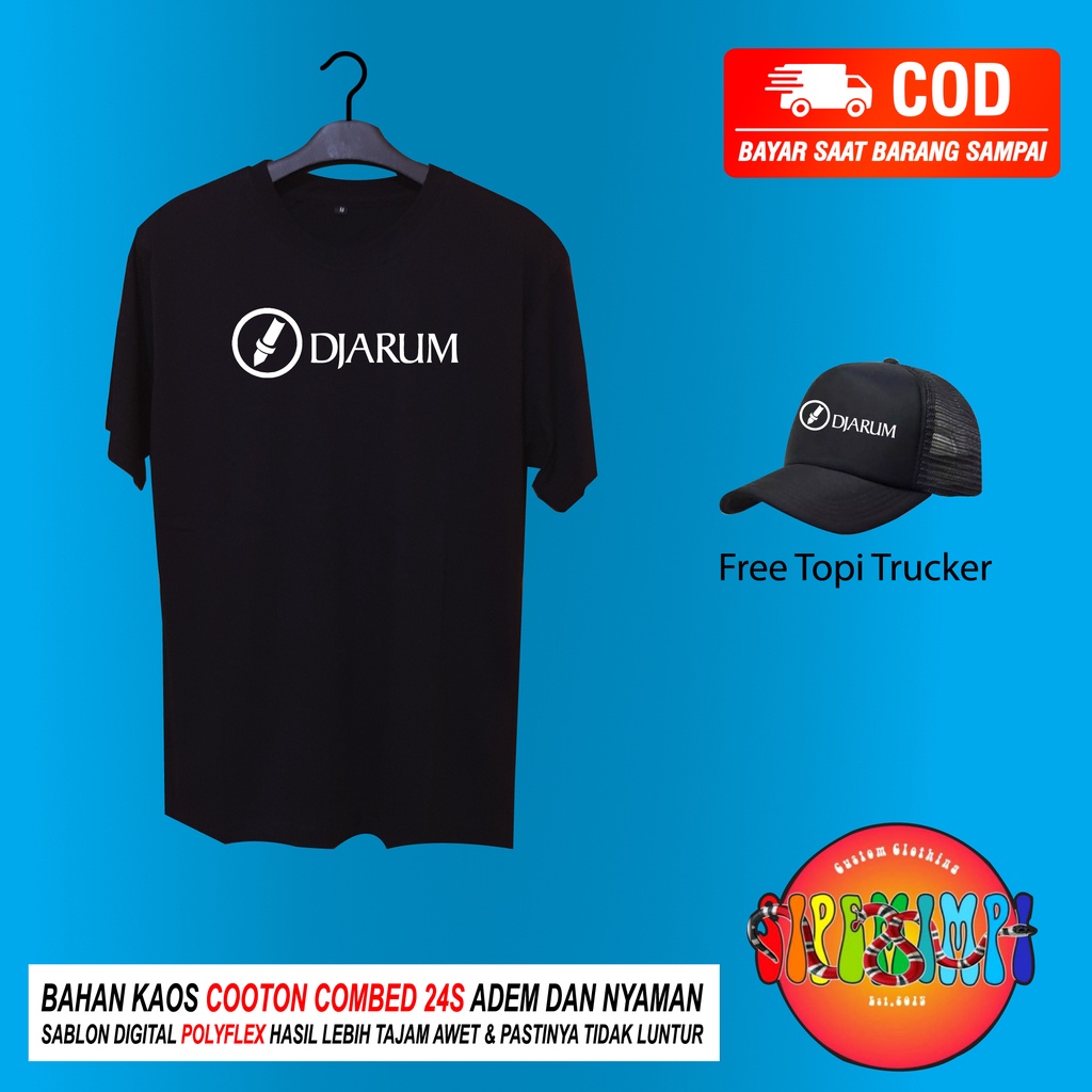 kaos DJARUM BONUS TOPI/DISTRO PREMIUM