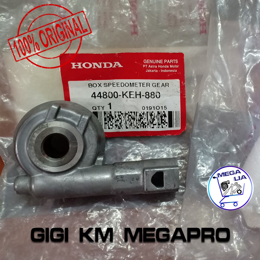 Gigi KM Megapro / Gigi kilometer/ box spedometer gear HONDA 100% ORI 44800-KEH-880