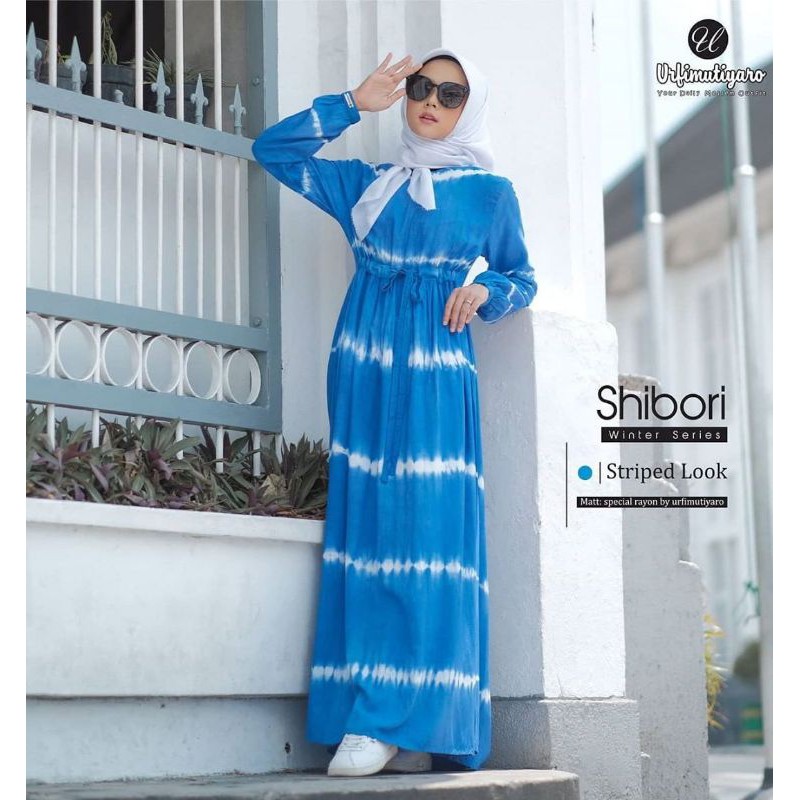 Shibori Dress by Urfimutiyaro