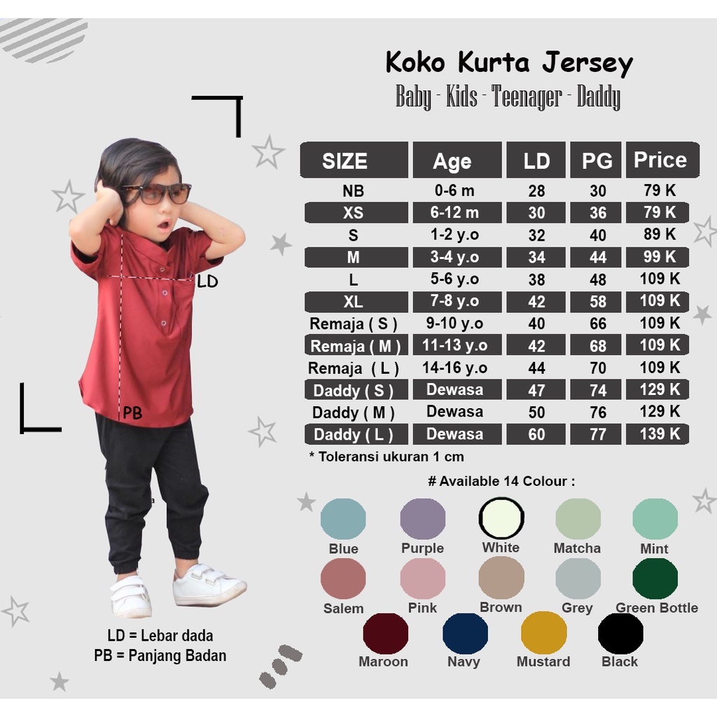 Koko Kurta Jersey 3-8th