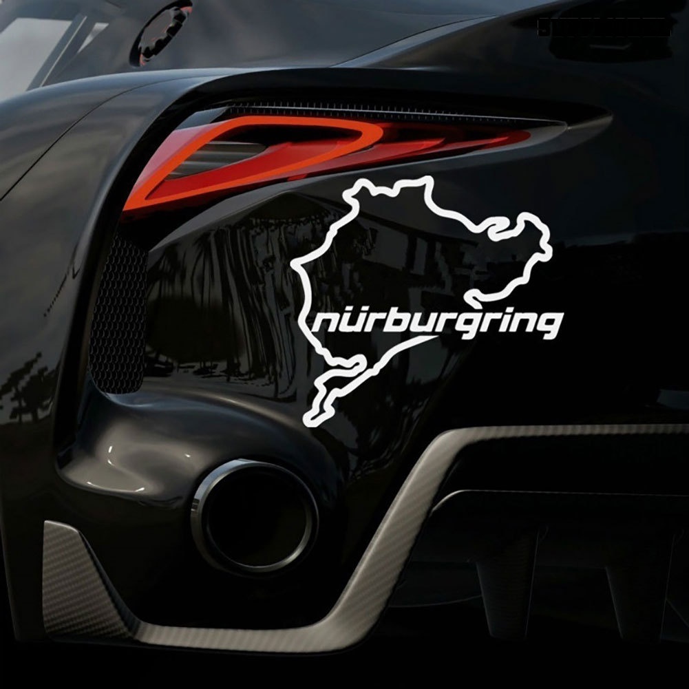 Stiker Reflektif Motif Nurburgring Untuk Dekorasi Mobiltruk