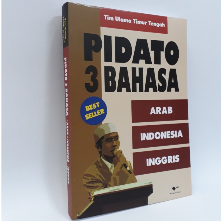 Buku Pidato 3 Bahasa Arab Indonesia Inggris Original Vz Shopee Indonesia