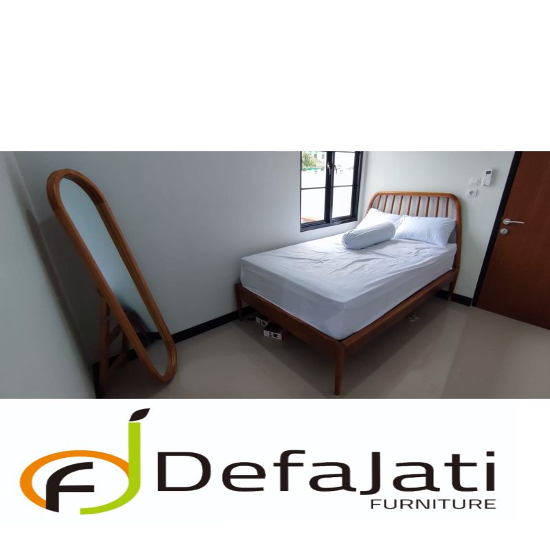 Tempat Tidur Minimalis Jati