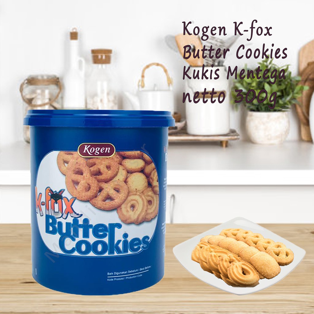 

K-fox Butter Cookies *Kogen * Kukis Mentega * 300g