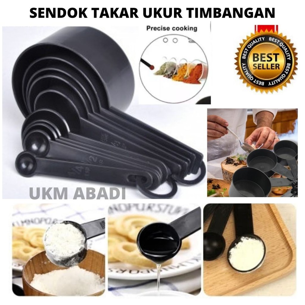 Sendok Takar Timbang Ukur Berat Cup Measuring Spoon 10 Pcs 111153