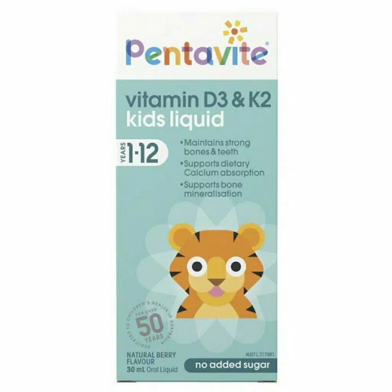 Pentavite Vitamin D3&K2 Kids Liquid 30 ML