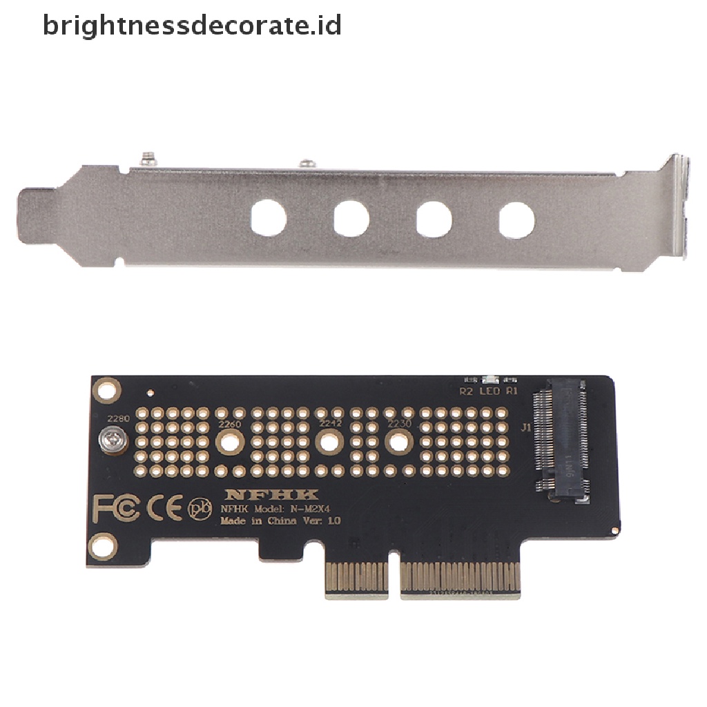 Adapter M.2 Nvme Ssd Ngff Ke Pcie 3.0 X4 Interface Card Kunci M