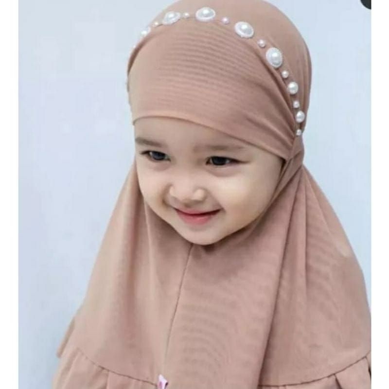 jilbab bayi / hijab bayi / hijab anak / TASYA MUTIARA / kerudung baby intsan 0-3thn / kerudung bayi