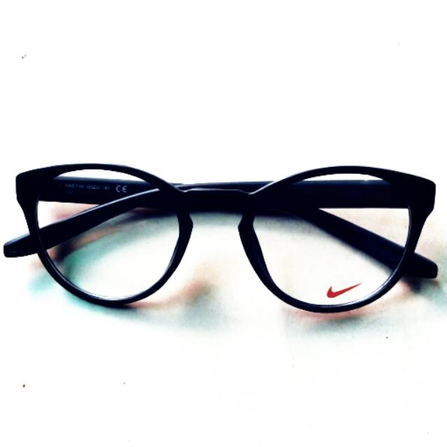 kacamata frame Nike semi bulat untuk pria dan wanita free lensa
