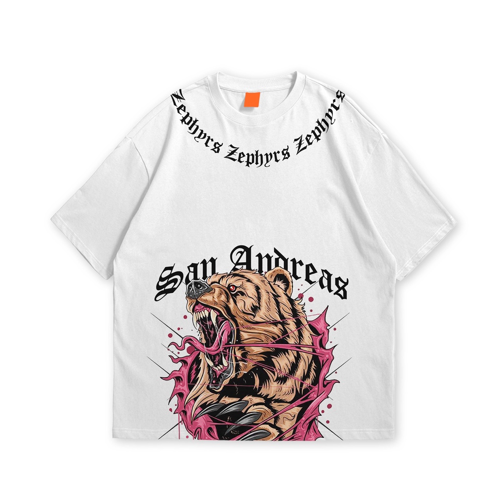 KAOS OVERSIZE SAN ANDREAS WHITE SERIES