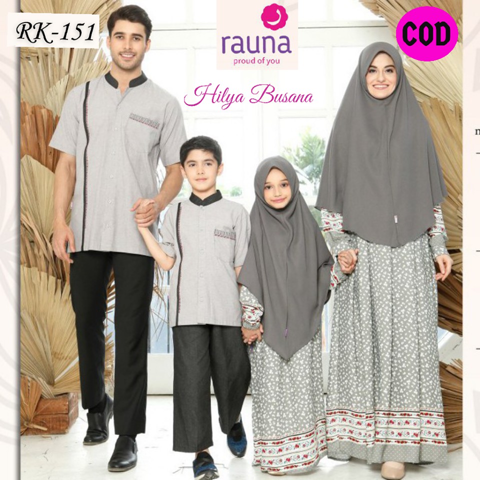 Busana Muslim Couple Keluarga / Rauna -RK-151 / Fashion Muslim