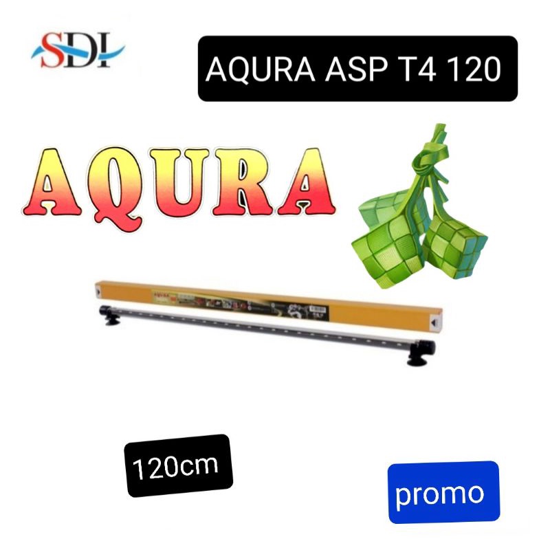 AQURA ASP T4 120 LAMPU LED AQUARIUM AQUASCAPE AQURA 120CM BOX KUNING