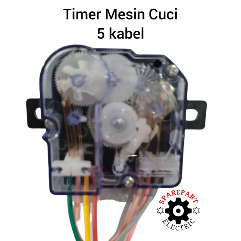 TIMER WASH MESIN CUCI 2TABUNG SEMUA MERK MODEL 5KABEL