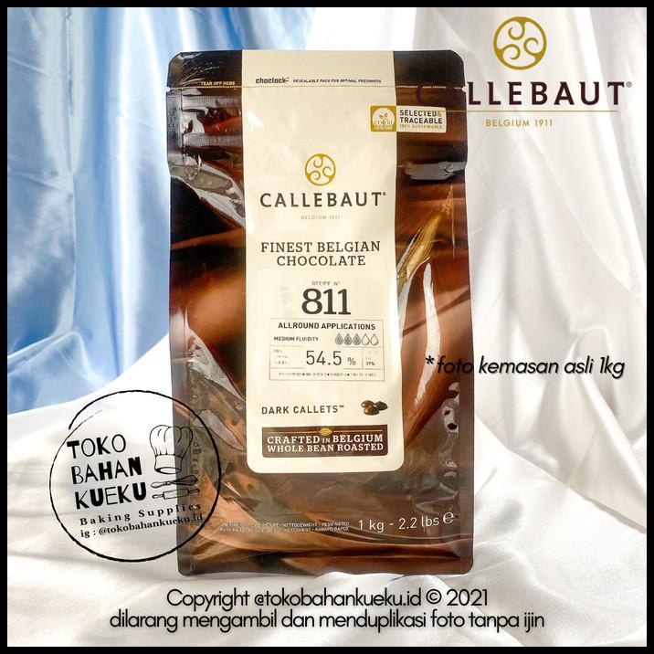

Barry Callebaut Dark Chocolate Couverture Cokelat 811Nv 54,5% 1 Kg