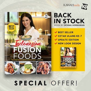 [Ready Stok] Buku Resep Masakan Indonesian Fusion Foods - Devina Hermawan & Co-chef Jonathan