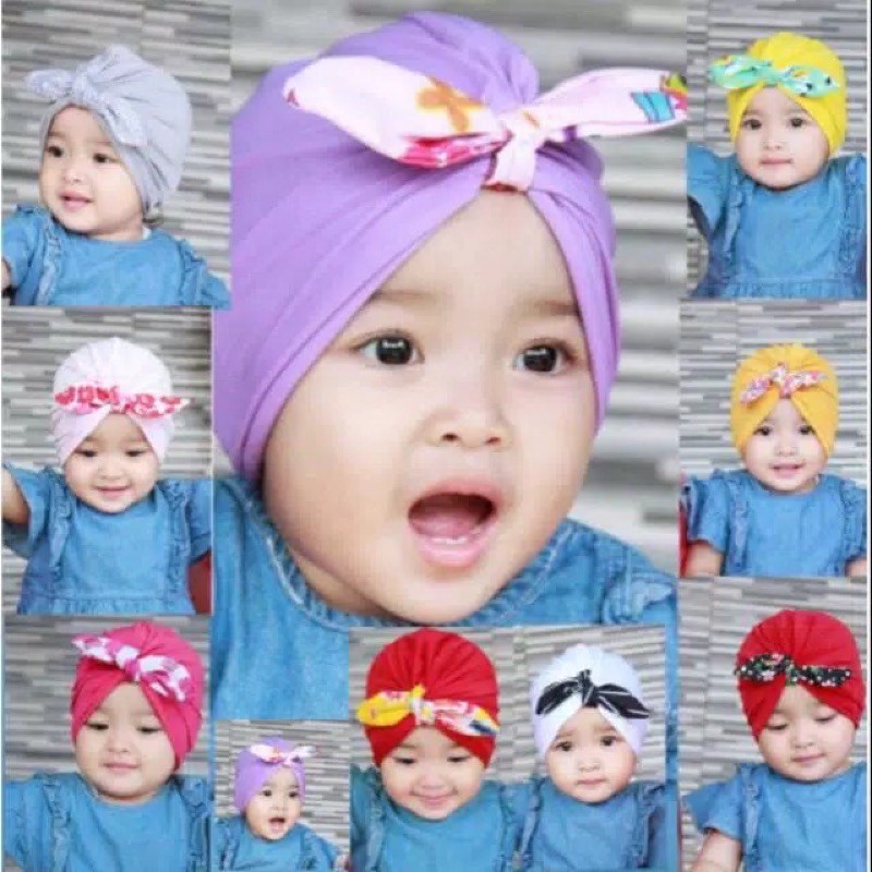 Turban pita (Motif) Kelinci Baby