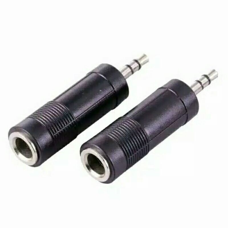 perubah jack besar 6.5mm To 3.5mm / Jack lubang Besar ke port headset handphone