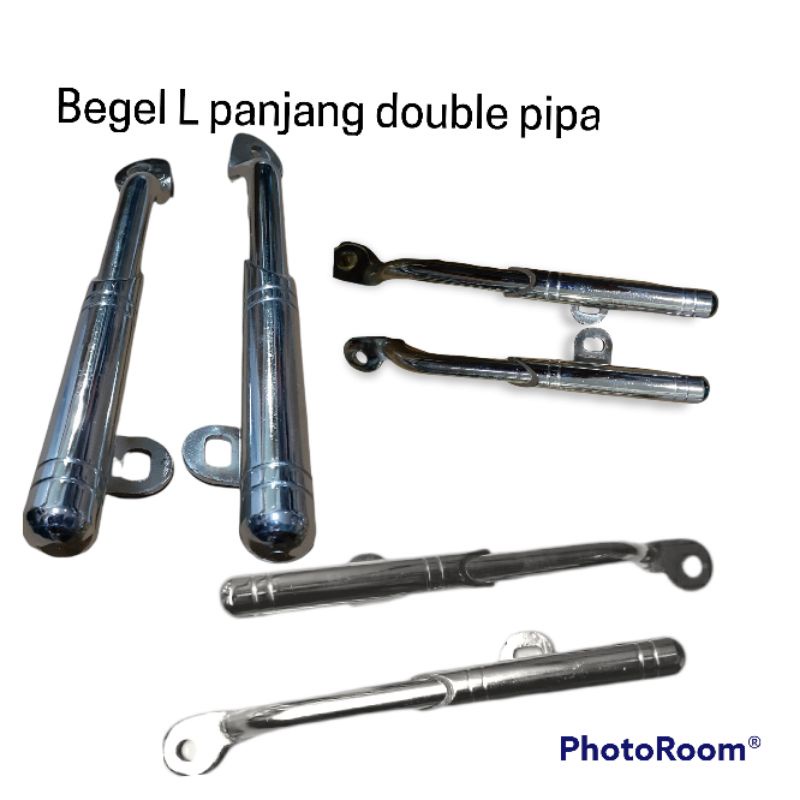 Begel Behel CB kartel crom model Slop Bungkus kondom besi Panjang pendek Bisa di atur
