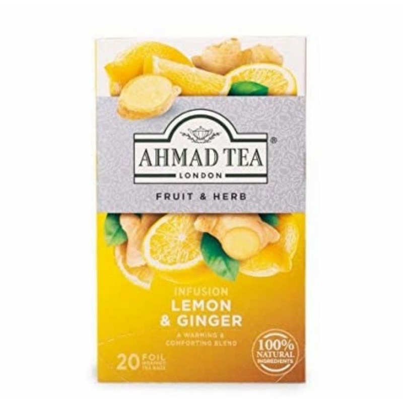 

Ahmad Tea Lemon & Ginger Infusion 20 sachet