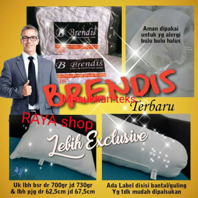 Bantal/guling Hotel isi Silikon Brendis terbaru Kualitas hotel berbintang