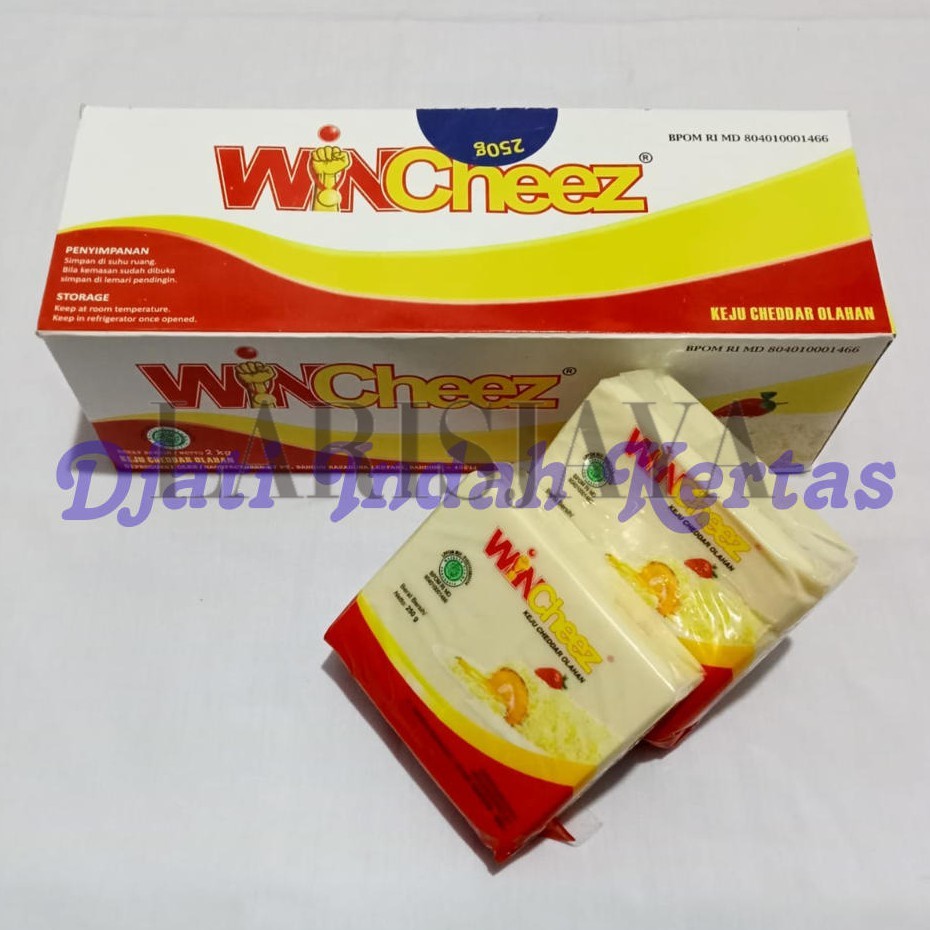 

PROMOO !!! Keju WIN Cheez Berat Bersih 250gr