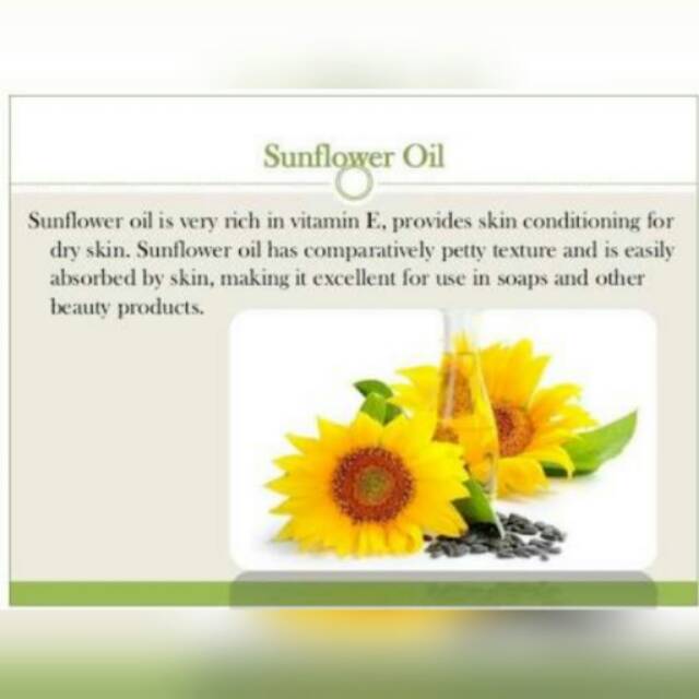 Sunflower Oil 1000ml Cosmetic Grade