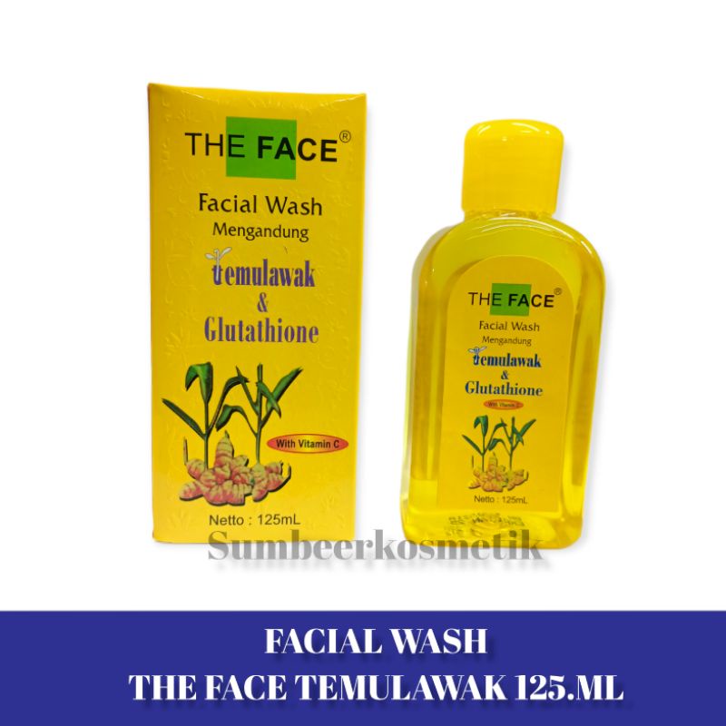 THE FACE TEMULAWAK FACIAL WASH 125 ML