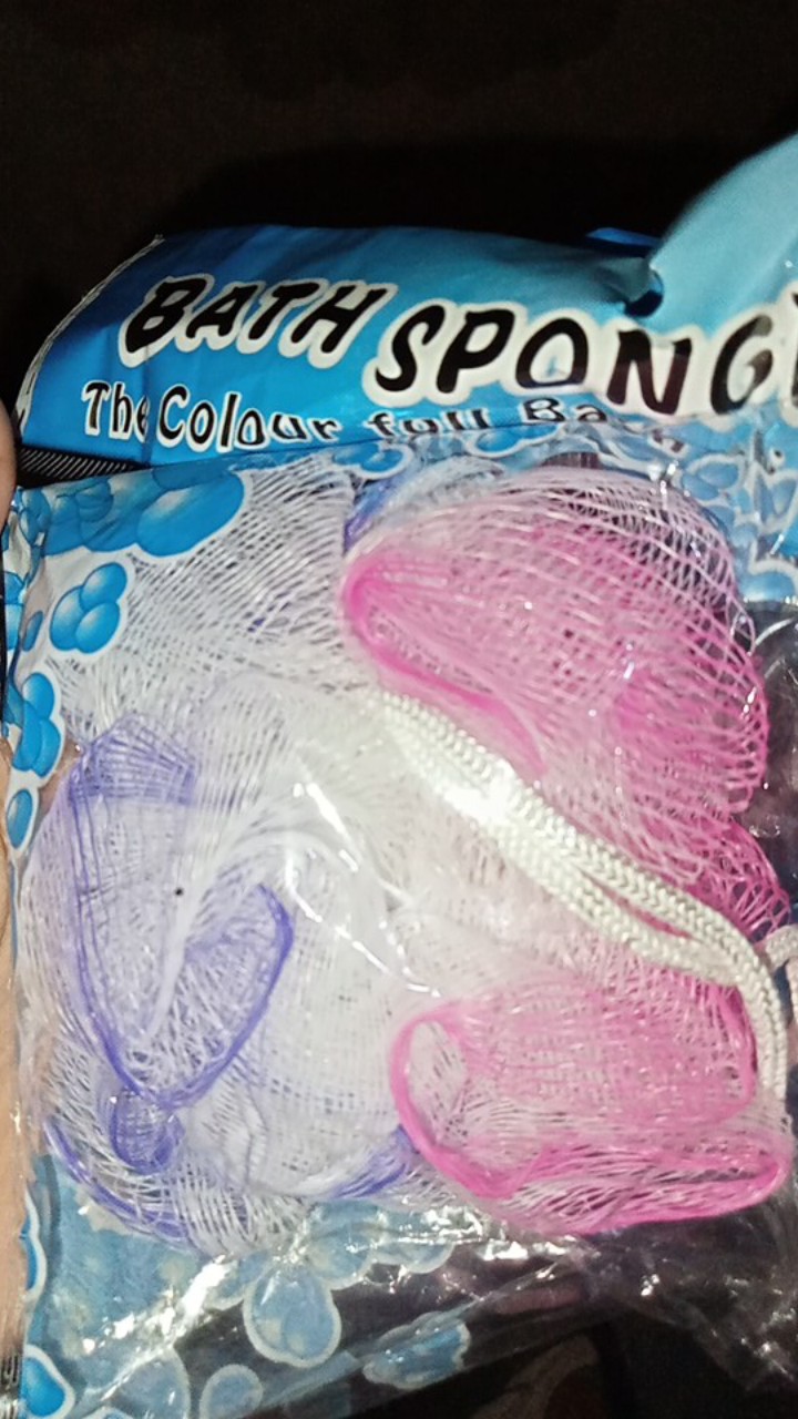 Nagada Spon Mandi / Bath Sponge / Spons Mandi Mekar 15 Gr / Shower Puff - 2w