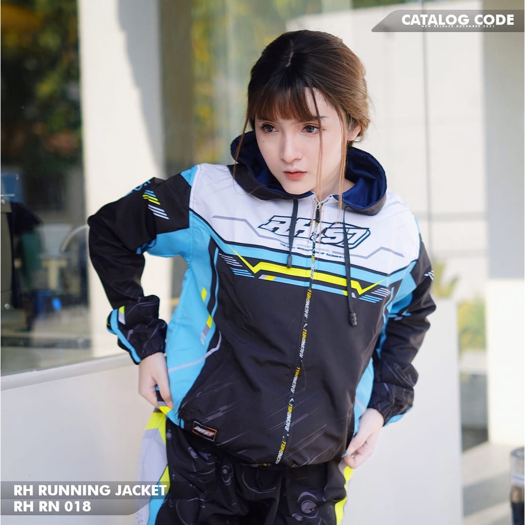 [ PROMO BELI 2 ONGKIR 1 ] JAKET RUNNING RH57 ORIGINAL JKRN 018 JAKET RACING HELL PRIA WANITA TERLARI