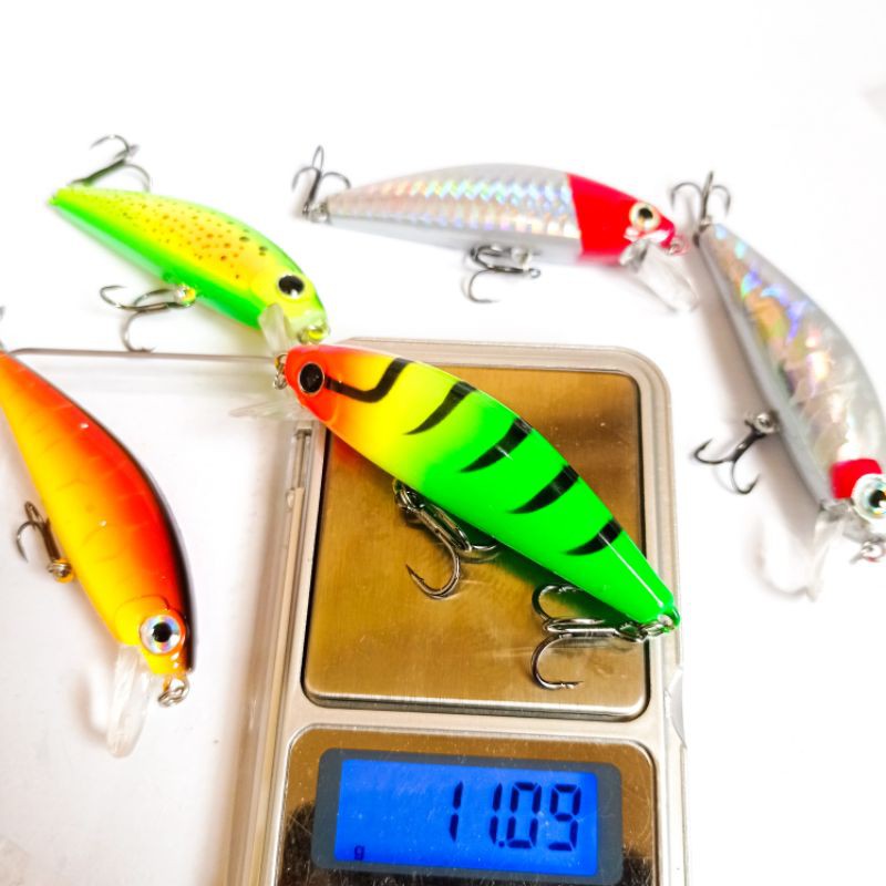 Minnow Agile BESAR 7cm 10,5gr Long Cast Sinking - Umpan Casting Muara, Tambak, Laut