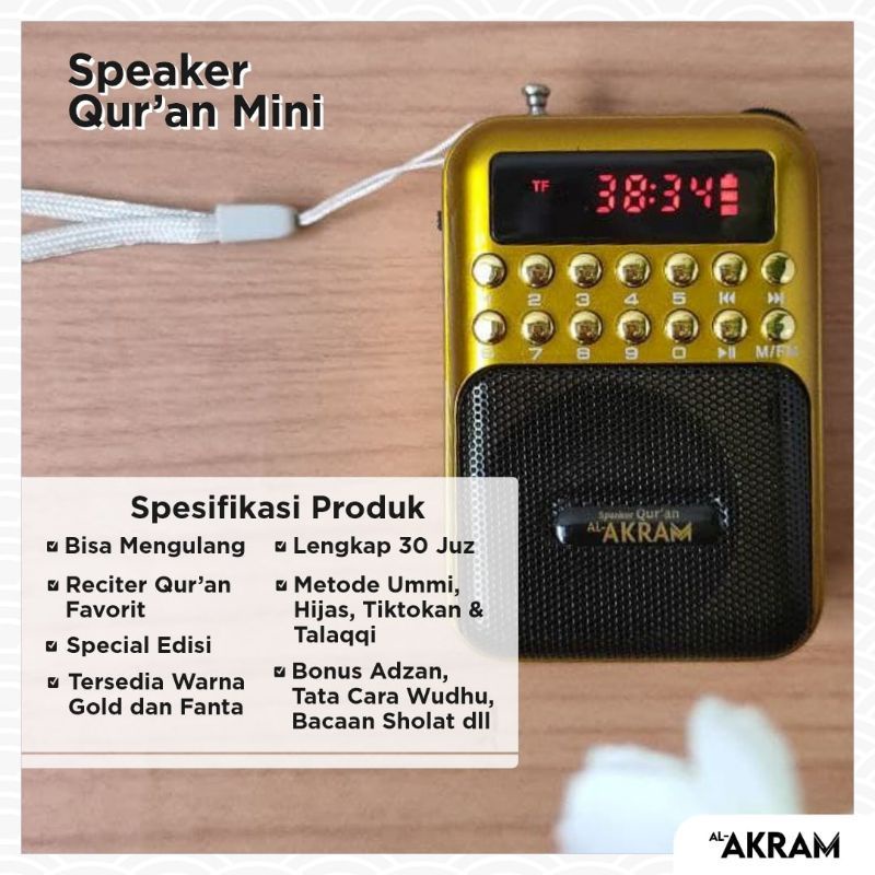 SPEAKER QUR'AN MINI AL AKRAM