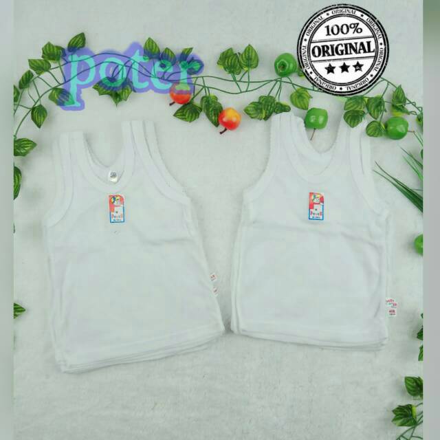 Singlet kaos dalam bayi anak P   AUD TK SD SEKOLAH putih polos S M L XL