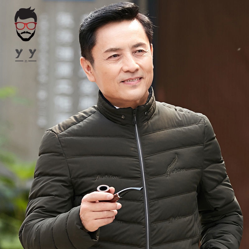 【rambut manusia buatan】Wig rambut asli pria paruh baya, rambut pendek, wig paruh baya, ayah pria tam