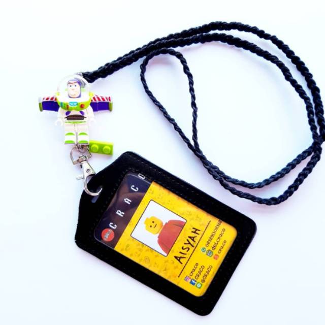 

Lanyard id card name tag lego buzz lightyear toy story