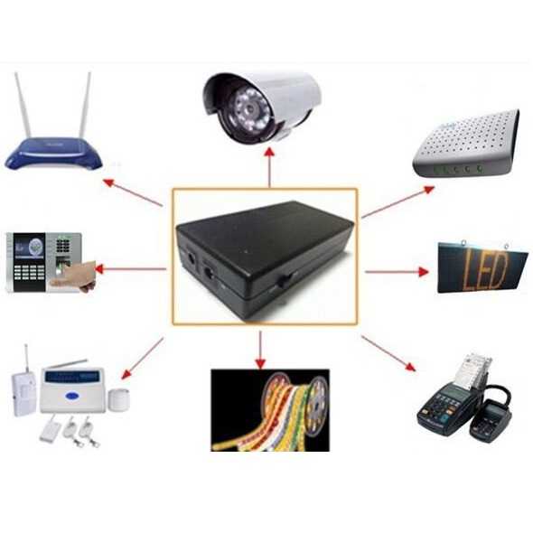 UPS Mini untuk Backup Router Modem CCTV Wifi 5V/2A 2000mAh - UPS502A