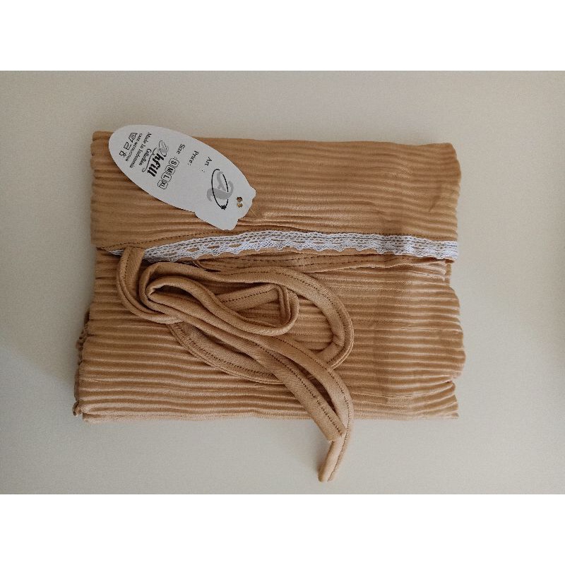 BERGO MARYAM PLISKET HANINDIYA  LIDI HYGET PREMIUM RENDA PREMIUM/BERGO MARYAM-Cream